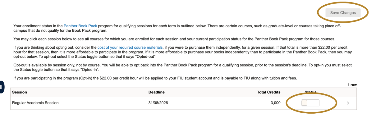 How to Change Participation Status